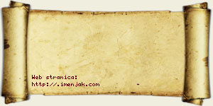 Kristina Zimonjić vizit kartica